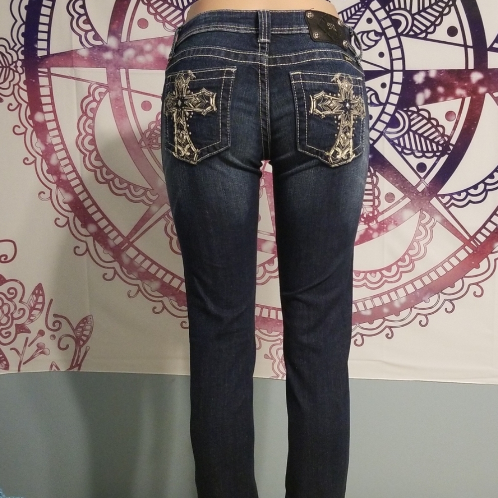 Miss Me Skinny Jean's Size 28 long